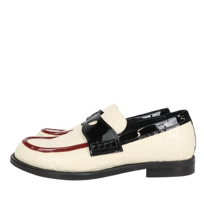 Gcds Damen Schuhe Loafers Gr. 41 Mehrfarbig Leder Halbschuhe Mokassins