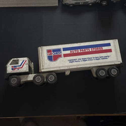 Vintage 1978 Tonka Truck Semi Big Rig Pressed Steel Toy Truck Car Quest Grafics