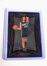 2024 Panini Select DEVIN CARTER Blue Silver Prizm Rookie Card #92 Concourse RC. rookie card picture