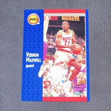 Fleer 1991-92 Vernon Maxwell #76 Houston Rockets NBA Basketball Card