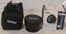 Vivitar 52mm 2.2x Professional Telephoto Lens For HD Digital Video and Cameras