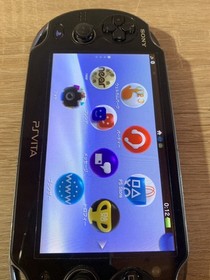 7843 PlayStation PS Vita PCH-1000 Crystal Black Normal TESTED