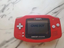 Game Boy Advance Console/Target  AGB-001  RED Edition  PARTS ONLY 