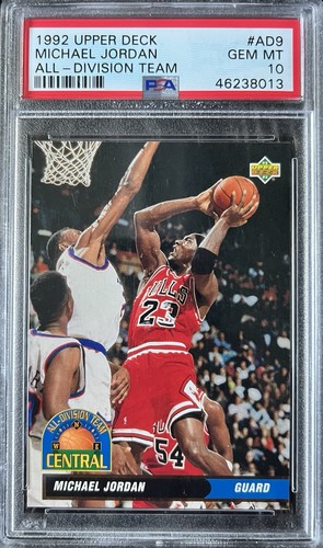 Michael Jordan #AD9 1992 Upper Deck All-Division card