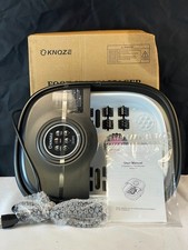 KNQZE KS7 Black On/Off Collapsible Foot Spa Massager With User Manual