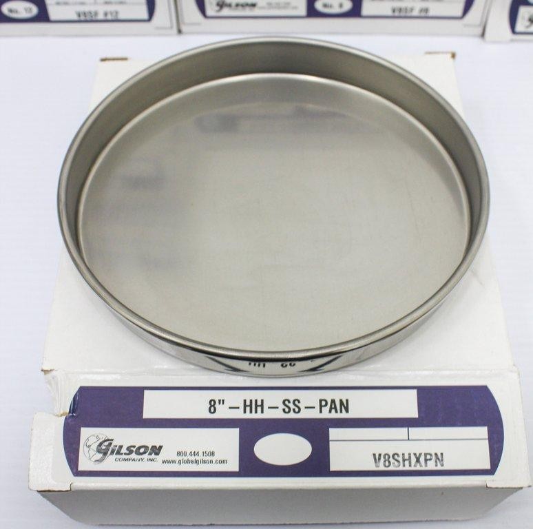 Gilson Sieve V8SF 12 Piece Test Sieve Set for Laboratory Precision (3372579)