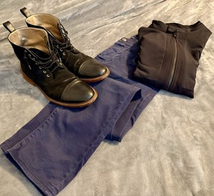 690$ ISAIA NAPOLI Blue 5 Pockets Denim Jeans Pant Cotton 36 X 30