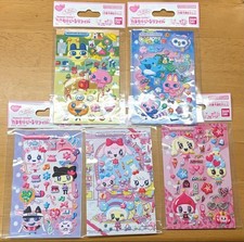Tamagotchi Sticker Tamamori Seal Refill 5 Types Set Semi Complete