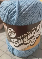 Spinrite 102001-26 Sugar'n Cream Yarn - Solids-Light Blue