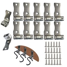 12 PCS Stainless Steel Sofa Spring Clip Couch Spring Repair Kit Chair Buckle