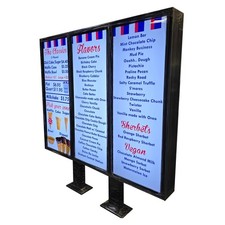 Outdoor Menu Board UniLite Series 72x60x8'' 5-Day Manufacturing Lead Time Sp