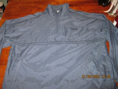 Vintage 1990s IBM Computer Company Pullover Windbreaker Jacket DESTINATIONS SZ L