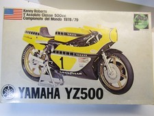 Protar 1:9 Scale Yamaha YZ500 Kenny Roberts Metal Framed Model Kit # 163 Vintage