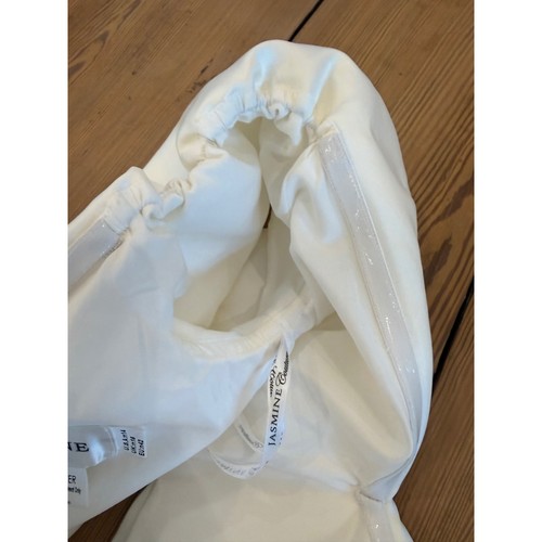 JASMINE Couture Ivory Off Shoulder Corset Crop Top Women's Formal Wedding 14 - Picture 4 of 6