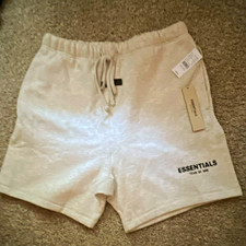 Essentials Fear of God Light Oatmeal Shorts Size L