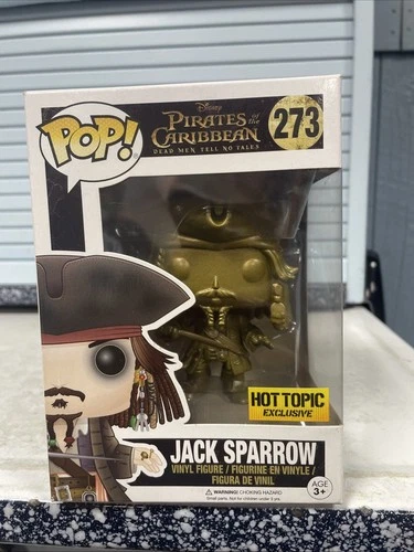 Funko Pop! Vinyl: Disney - Captain Jack Sparrow #273 - Gold - Hot Topic