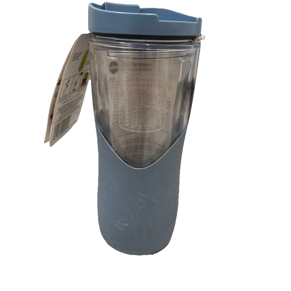 Copco Tea Thermal Travel Tumbler with removable Tea Infuser NWT Blue - Image 2 of 4