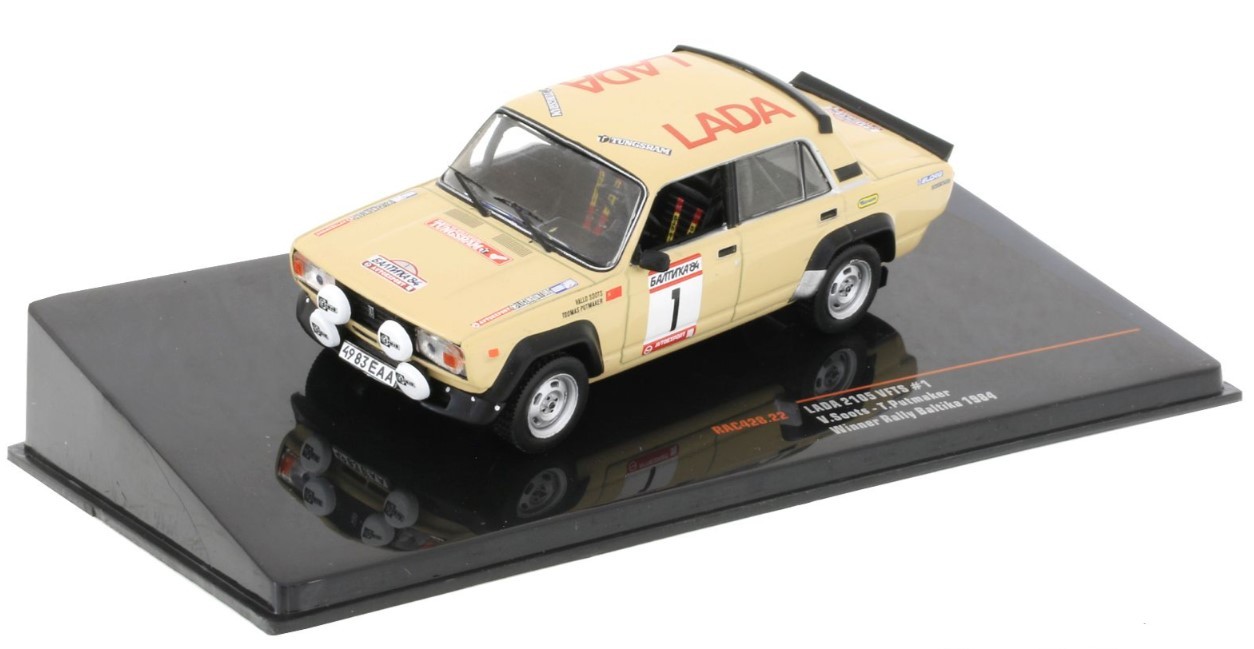 Lada 2105 VFTS Rallye 1984 Réplique Collector en Métal 1/43 Haute Finition