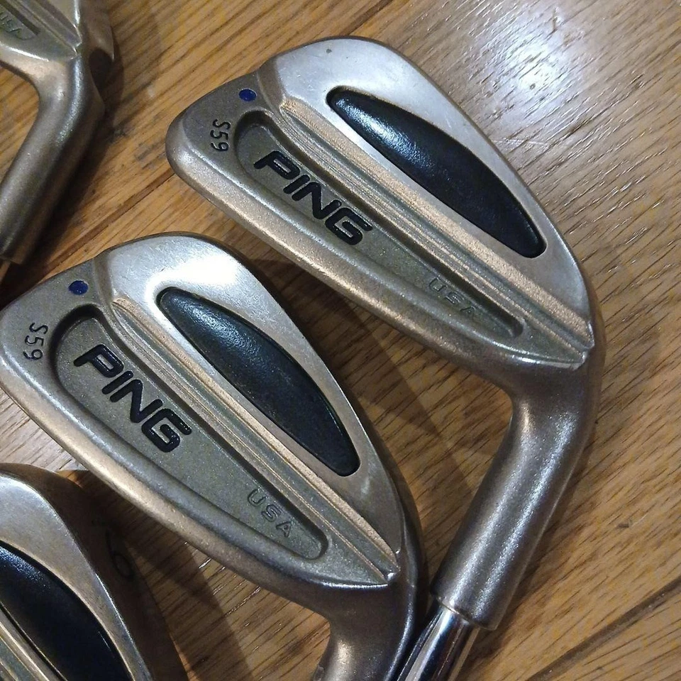 Juego de plancha Ping S59 TOUR 8 piezas 3-W Flex rígido Z65 punto azul diestro Foto 4 de 4