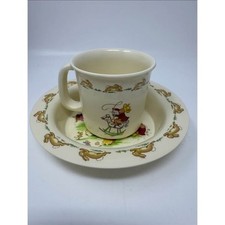 Royal Doulton Bunnykins Melamine Child Cup and Bowl Set England