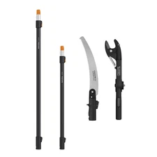 Fiskars XtendControl 15" Saw 14ft Interchangeable Pole Tree Pruner Trimmer Tool