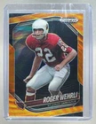 2025 Panini Prizm Black Football Orange Wave Roger Wehrli #138