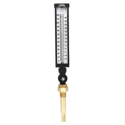 WINTERS TIM100ALF. Thermometer,Analog,30to240deg,3/4in.NPT 20JN69