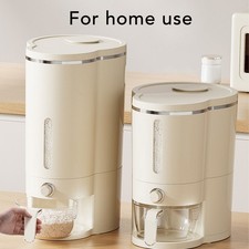 ›Rice Dispenser Press Out Food Grade Plastic Sealed Airtight Storage Container