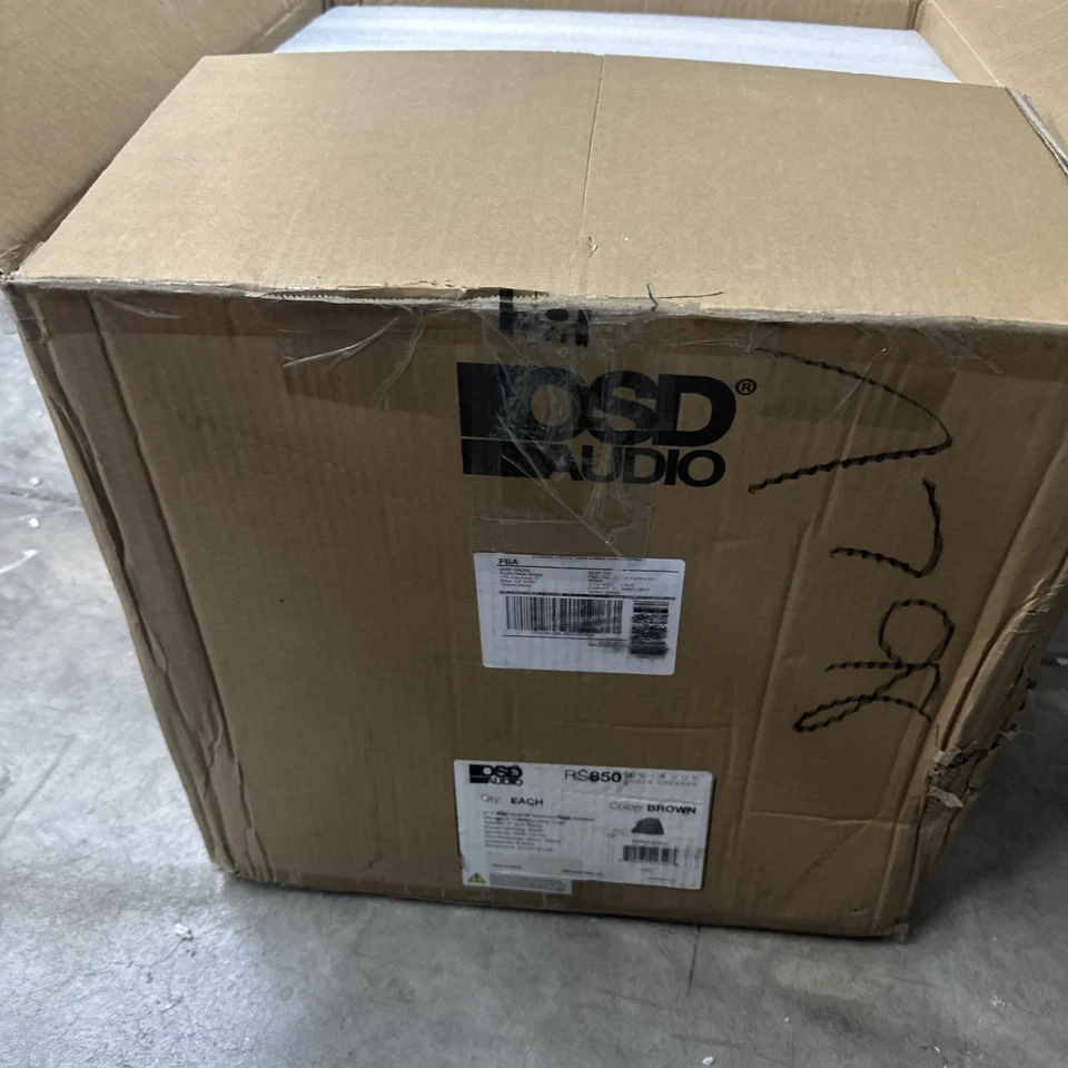 Altavoz Rock Exterior 200W 8" Individual - Audio para Todo Clima para Patio Trasero, RS850Marrón Foto 2 de 2