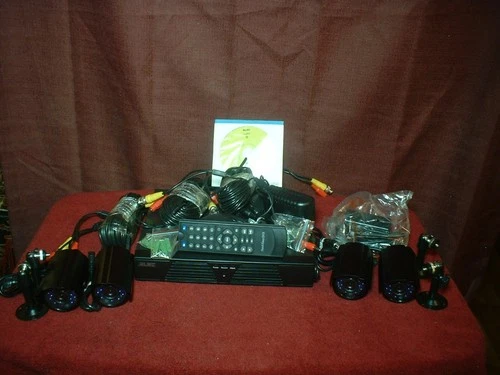 ELEC 4 CH Channel HDMI DVD outdoor survellance security IR camera system ITB