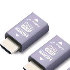 2 Hdmi Edid Emulator Passthrough 3rd Gen Aluminum fit HDMI EDID 1920x1200 16:10
