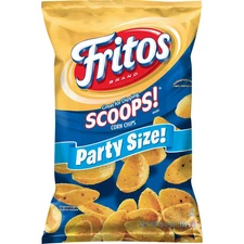 Fritos Scoops! Corn Snacks, Party Size, 15.5 Ounce Bag Single Bag Fast Shipping