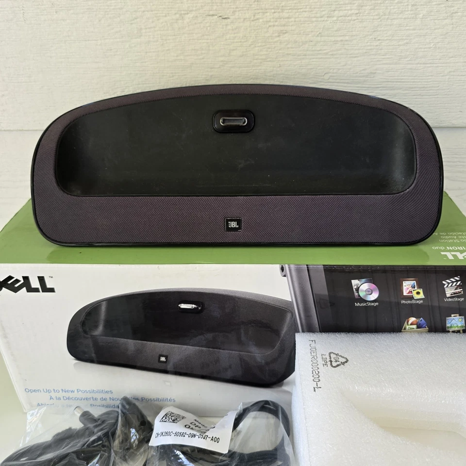 Dell Inspiron Duo JBL Audio Dock Model K08A & Charger LA65NS2-01. Original Box - Image 3 of 4