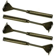 RV - Cabinet Hardware Door Strut Spring Loaded - Set of Four 4 Pack - Metal