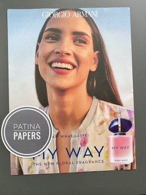 2022 Giorgio Armani My Way Floral Fragrance Ad Werbung Reklame