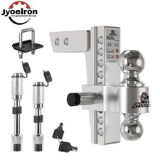 12500lb Adjustable Trailer Hitch Fits 2 Receiver With8 Droprise Drop Hitch Us
