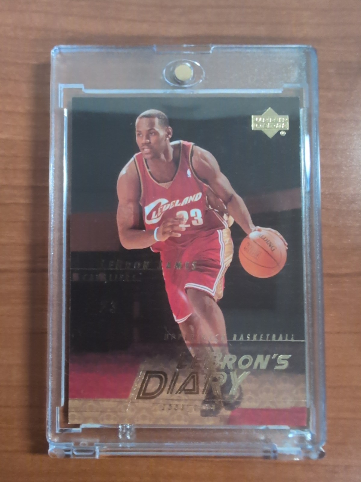2003-04 Upper Deck UD Lebron's Diary LJ14 Lebron James RC rookie card Cavs NMMT