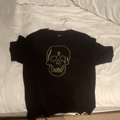 VLONE Neighborhood Green Skull Black T-Shirt Size L Japan | eBay