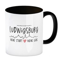 Ludwigsburg Kaffeebecher In Schwarz Meine Stadt Meine Liebe