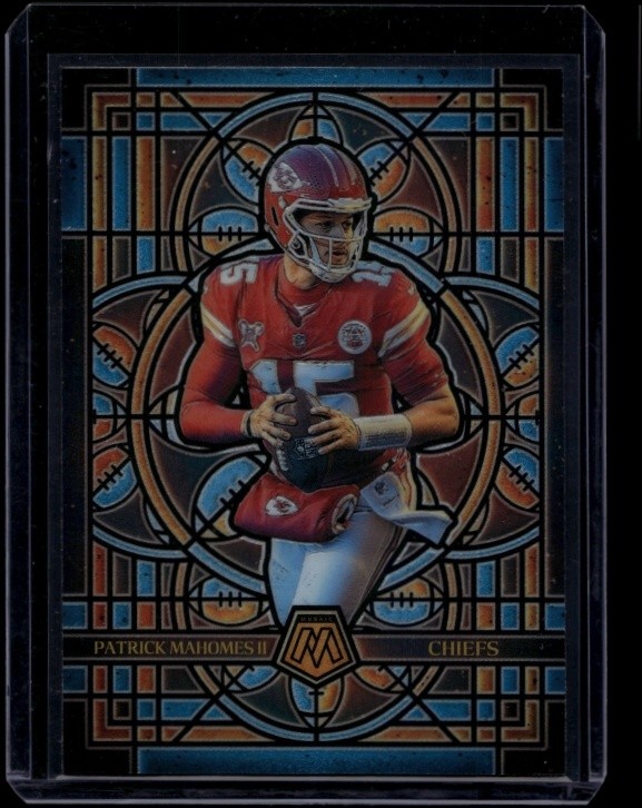 2025 Panini Mosaic Football Patrick Mahomes II #13 Stained Glass