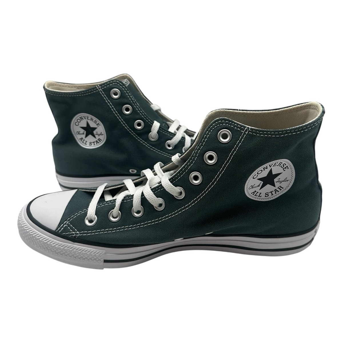 Converse Chuck‎ Taylor All Star Shoes Mens 10.5 High Top True Nature Green NEW Converse All Star High-Top Sneakers True Nature Green Canvas  main image 4