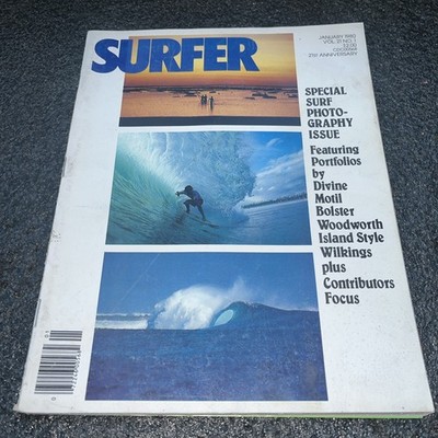 Surfer Magazine January 1980 Special surf Photography Darrell jones Vol 21 #1