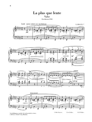 Claude Debussy La plus que lente - Valse Piano Solo