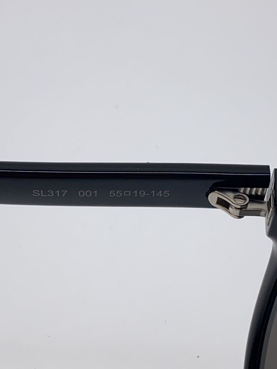 Occhiali da sole Saint Laurent 's neri in celluloide SL317 polarizzati nuovi