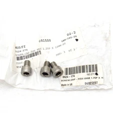 Arctic Cat Tigershark OEM M8x1.25x10 HSH SS Cap Screws 0624-174 Set of 3