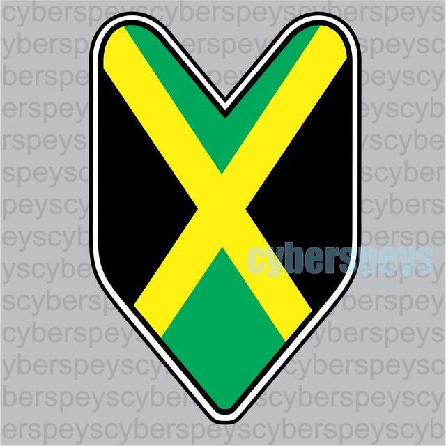 Jamaica Flag Stickers Car Vinyl Sticker Decals eBay