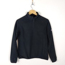 Berghaus Women's Black 1/4 Zip Fleece Sweatshirt Size 12