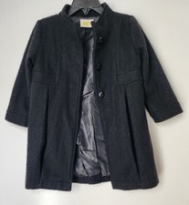Crazy 8 Girl s Coat Jacket Size 2T Wool Bland Bow Back Fall Winter