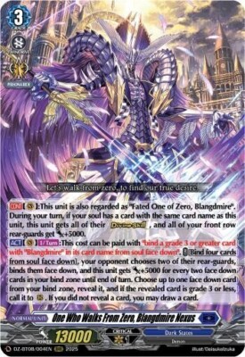 Cardfight Vanguard One Who Walks From Zero, Blangdmire Nexus DZ-BT08/004EN RRR