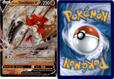 2022 Pokemon, Astral Radiance, #83/189 Hisuian Decidueye V, Holo Ultra Rare 
